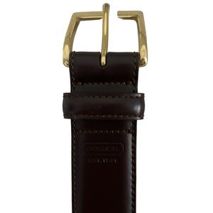 NWOT men’s coach brown leather belt. 34